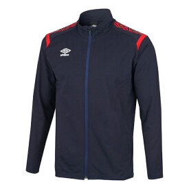 umbro アンブロ ウォームアップジャケット ネイビーxレッド S UAS2350 NVRD | スポーツ スポーツ用品 運動 服 衣類 ウエア アウター ジャージ スウェット 防寒 防風 吸汗 ストレッチ 軽量 機能性 ブランド シンプル 快適 人気 サッカー フットサル S ネイビー レッド