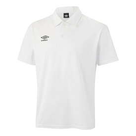 umbro アンブロ ポロシャツ ホワイト XO UUUVJA70 WHT | スポーツ スポーツ用品 運動 服 衣類 ウエア トップス シャツ 半袖 襟付き 吸汗速乾 UVカット デザイン 着心地 機能性 ロゴ サッカー フットサル 素材 シンプル 練習着 ブランド 2XL 3L ホワイト