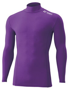 YONEX ヨネックス ユニハイネック長袖シャツ パープル M STBF1015 039 | スポーツウェア アンダーウェア ユニハイネック 長袖シャツ インナー ボディケア パワーインナー 機能インナー 吸汗速乾
