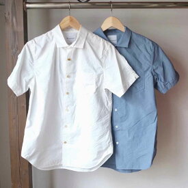 【SALE】Re made in tokyo japan アールイー Cotton Nylon Active Shirt コットンナイロンアクティブシャツ　 2 colors