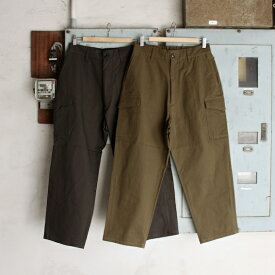 【エシカルプライス】定価19,800円 LA MOND. ラモンド VINTAGE CHINO CLOTH CARGO PANTS ヴィンテージチノクロスカーゴパンツ 2 colors LM-P-113-VTG