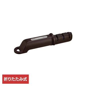 コンパクトシャープナー ブラック ブラック KK-AA001 BK包丁研ぎ器 サーモス 包丁研ぎ 包丁シャープナー シャープナー コンパクト 滑り止め 簡単 研ぎやすい 砥石 サーモス株式会社