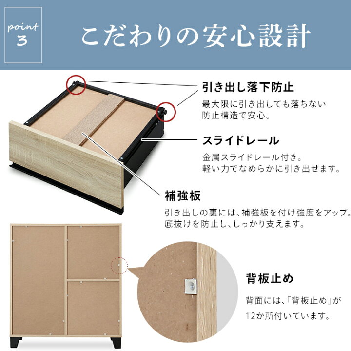 楽天市場】【LINE登録で500円OFF】 キャビネット 北欧 白 木製 スリム 