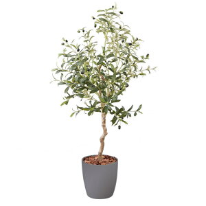 【LINEお友だち登録で最大1,500円OFFクーポン】オリーブ 23028オリーブ フェイクグリーン 観葉植物 光触媒 抗菌 消臭 インテリア 大型 人工観葉植物 おしゃれ ホワイト グレー【TD】 【代引不可