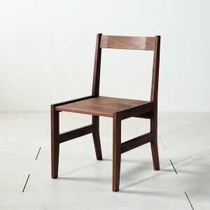 【送料無料/日本製】NO1チェア ウォールナット材 無垢 ダイニングチェア おしゃれ 北欧 シンプルモダン ナチュラル 木製チェア 木製座面 国産 工場直売 完成品