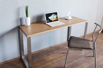 楽天市場 送料無料 日本製 無垢材 Platinum Desk デスク パソコンデスク 机 無垢 日本製 大川家具 インテリア ステンレス脚 ウォールナット オーク チェリー Simple Standard