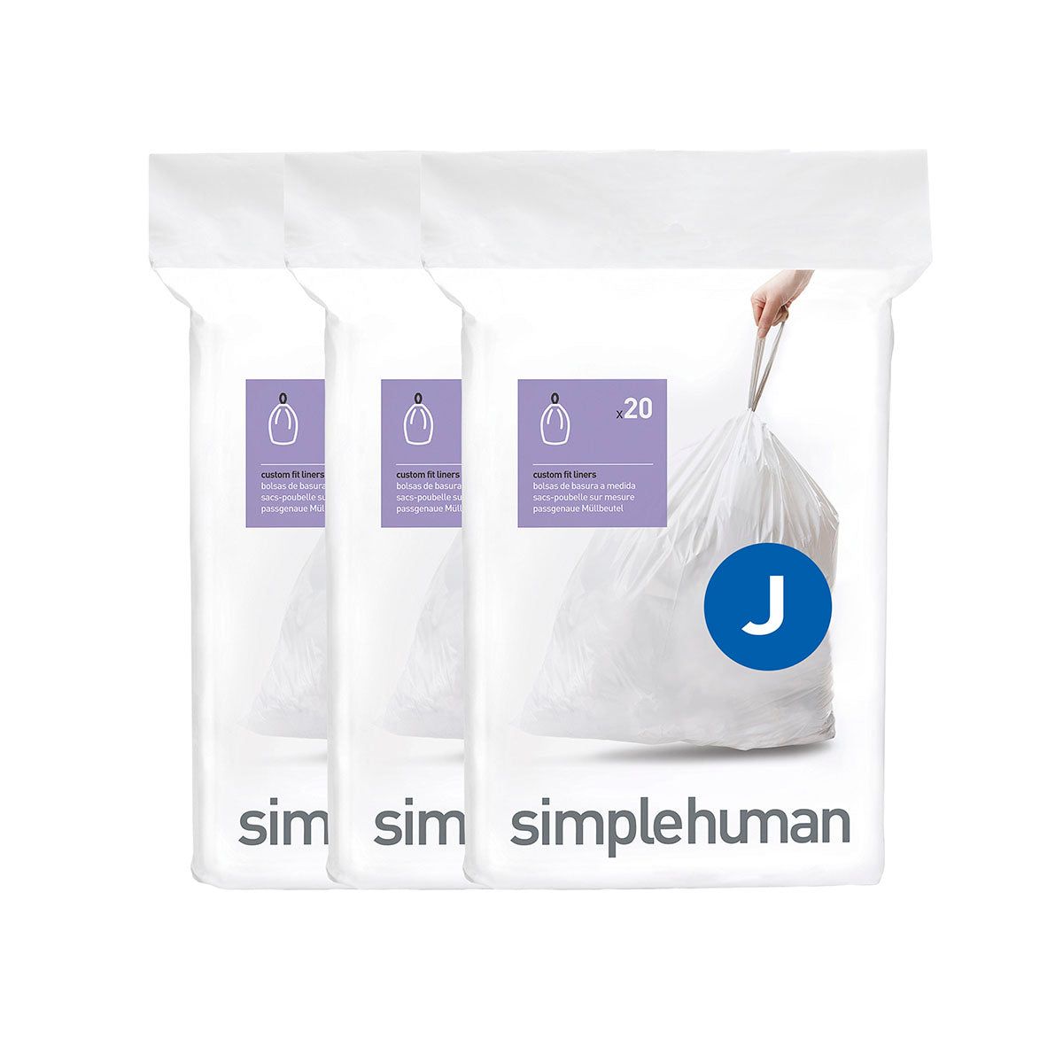 simplehuman シンプルヒューマン　ゴミ袋　45L