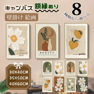 �L�����o�X �J���o�X �A�[�g�p�l�� �t���[���t�� �z�� �A�� ���ւ̓�������� �k�� �G�� �Ǌ|�� ������� �C���e���A 30X40CM/35X50CM/40X60CM