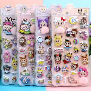 LABUBU 3DV[ ՂXebJ[ ◧̃V[ 蒠 L fR[V _ 킢 JV[ fRf  fR _