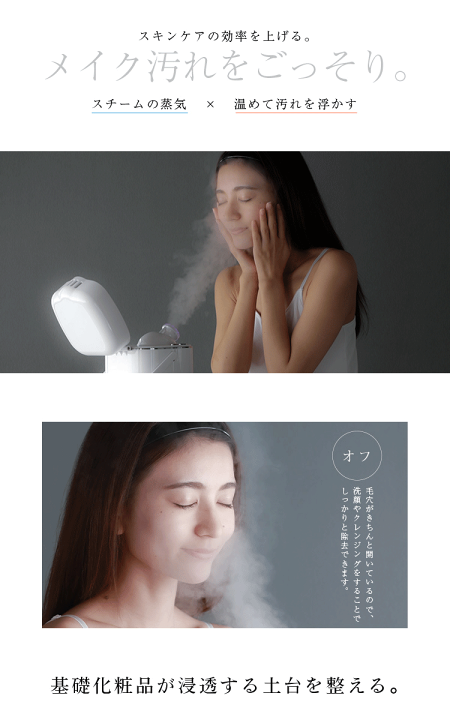 楽天市場】送料無料【LOABI】 フェイススチーマー 美顔器