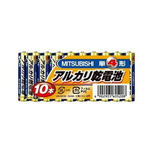 MITSUBISHI/�O�H�d�@ LR03N/10S �A���J�����d�r �P4�` 10�{�p�b�N