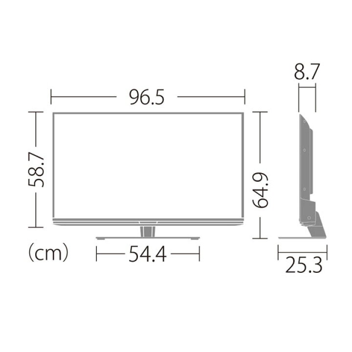 楽天市場】SHARP/シャープ 4TC43CL1 AQUOS 4K 液晶テレビ 43V型 ハイ 