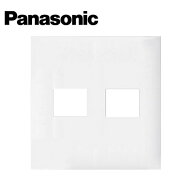 Panasonic/パナソニック WTF8772W コスモシリーズワイド21 簡易耐火用コンセントプレート 2個用(1個＋1個…