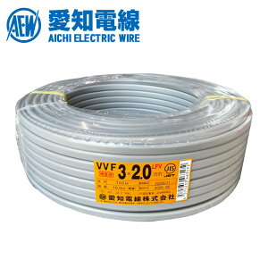 ���m�d�� VVF�P�[�u�� 2.0mm×3C 100m��