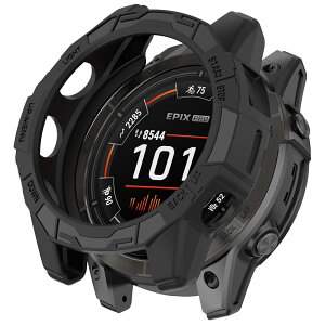 �y���������zHeeNia Garmin EPIX Pro 47mm/Garmin Fenix 7 Pro/Garmin Fenix 7 47MM �Ή� �P�[�X �V���R���ގ� �ی�P�[�X �J�o�[ �Ռ��z�� ���y�� �_�� �Ռ��h�~ �C�菝�h�~ �ی�J�o�[ Garmin EPIX Pro 47mm/Garmin Fenix 