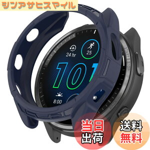 �y���������z�mRuenTech�n�Ή�GARMIN Forerunner 965�P�[�X �ی�P�[�X Garmin Forerunner 965�p�J�o�[ 6�F�I �\�t�g�V���R���� �v���e�N�^�[�J�o�[ �ϏՌ� �y�� ���t���ȒP