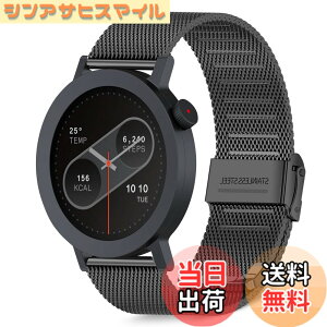 �y���������z[HeeNia] �o���h CMF by Nothing Watch Pro 3/CMF by Nothing Watch Pro 2 �Ή� �����x���g �X�e�����X�� �ւ��x���g �������߉\ �j�����p �����o���h (�u���b�N)