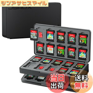 �y���������z�ySwitch 2�Ή��z JSAUX �Q�[���J�[�h�P�[�X�b�Q�[���J�[�h40���{Micro SD40�����[�ESwitch�^Lite�^OLED�Ή��E�}�O�l�b�g���J�E�n�[�h�V�F�� ���R���[�E���h�~�E�z�R���h�~�E�ϏՌ��E
