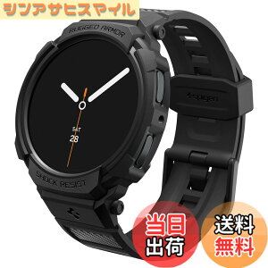�y���������zSpigen Galaxy Watch 8 40mm ��̌^�P�[�X �X�|�[�c �o���h ��d�f�� ��d�Œ� ���� �Ռ��z�� ���h�~ �ϏՌ� �ی�J�o�[ �X�g���b�v �M�����N�V�[�E�H�b�`�p ���M�b�h�E�A�[�}�[�E�v�� 