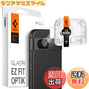 �y���������zSpigen Google Pixel8a �K���X�t�B���� �J�����t�B���� �ی� �J���� �����Y 2���� Glas tR EZ Fit Optik AGL07465