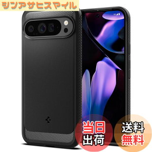 �y���������zSpigen Pixel9 Pro XL �P�[�X TPU �\�t�g�P�[�X �ČRMIL�K�i�擾 �ϏՌ� ���h�~ �J�����ی� �X�g���b�v�z�[���t�� ���C�����X�[�d ���M�b�h�E�A�[�}�[ ACS07719 (�}�b�g�E�u���b�N)