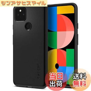�y���������zSpigen Pixel 5a 5G �P�[�X �Ή� ���ɔ� �����Y�ی� �����^ ���y�� �w��h�~ �}�b�g�d�グ �V���E�t�B�b�g ACS02906 (�u���b�N)