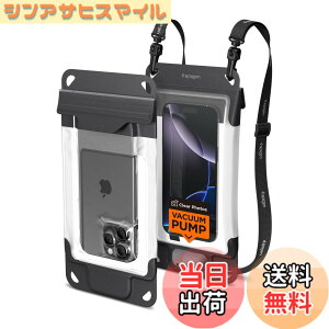 �y���������zSpigen�y�^��|���v�t�� / �ő�8.3�C���`�Ή��z�X�}�z�h���P�[�X IP68 �ō����� ���S�h���|�[�` ��|�� ��F�� iPhone Pixel Xperia Galaxy�ɑΉ� ACS09306 A602 (�`���R�[���E�O���[)