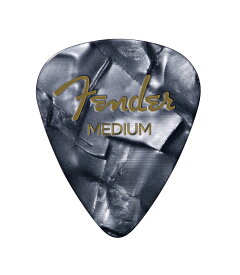 【送料無料】Fender ピック 351 SHAPE PREMIUM PICKS 色：ブラックモト、サイズ：12枚入り