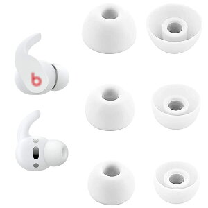 �y���������zA-Focus �C���[�s�[�X �C���[�`�b�v �C���z���J�o�[ Beat s Fit Pro �p �����p�V���R�����C���[�s�[�X �Չ��� ���K�� �������� ���􂢉\ S/M/L 3�y�A�Z�b�g �F�F�z���C�g�A�T�C�Y�FS/M