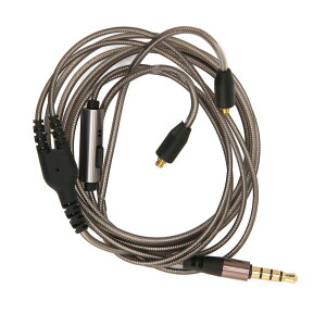 �y���������zMMCX �P�[�u���ASE215�A315�A535�A846�AUE900�AW80�AES60 �p 3.5mm �����P�[�u���AOFC �I�[�f�B�I�P�[�u�� MMCX �R�l�N�^�P�[�u���A�}�C�N�t�� �T�C�Y�F��120cm