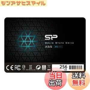 �y���������z�V���R���p���[ SSD 3D NAND�̗p SATA3 6Gb/s 2.5�C���` 7mm 3�N A55�V���[�Y �F�F�u���b�N�A�T�C�Y�F256GB