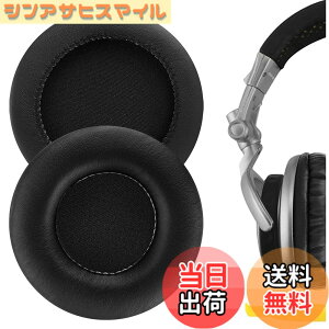�y���������zGeekria �C���[�p�b�h �݊��� �p�b�h �\�j�[ SONY MDR-V700DJ, MDR-Z700, MDR-V500DJ �w�b�h�z���ɑΉ� �p�b�h �C���[/�C���[�J�b�v (�v���e�C�����U�[/�u���b�N) �F�F�u���b�N