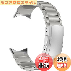 �y���������z[MaKTech] �`�^�����X�g�o���h Google Watch�p ���^���u���X���b�g�X�g���b�v �g�[�^�X�o�b�N���t���A�_�v�^�[�t�� Google Pixel Watch 3 [2024] �F�F�V���o�[�A�T�C�Y�FWatch3 45mm