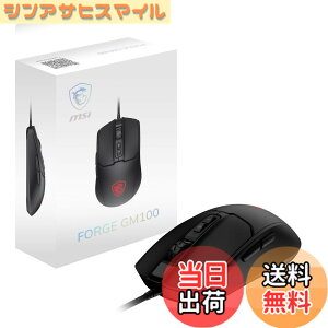 �y���������z�y����zMSI FORGE GM100 �I�v�e�B�J�� �Q�[�~���O�}�E�X �L�� MS0716 �F�F�u���b�N