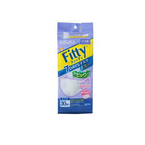 【3980円以上で注文可能】フィッティ 7DAYSマスクEXプラス スタンドケース付き やや大きめ 30枚入