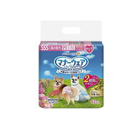 【3980円以上で注文可能】マナーウェア 女の子用 SSSサイズ 超小型犬用 42枚入 (柄指定不可)