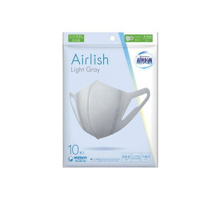 �y3980�~�ȏ�Œ����\�z�����K�}�X�N Airlish(�G�A���b�V��) ���C�g�O���[ �傫�߃T�C�Y 10����