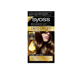 【送料無料！（地域限定）】syoss サイオス オレオクリーム ヘアカラー 3-M オリーブマット 1組入