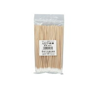 【送料無料！（地域限定）】白十字 ハクジウ綿棒 木軸 2号 100本入 (綿φ5mm×長さ15cm)