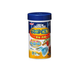 【送料無料!(地域限定)】GEX グッピー元気 プロバイオ 繁殖・育成用フード 52g