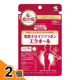 【送料無料！（地域限定）】命の母 発酵大豆イソフラボン エクオール 30日分 30粒 2個セット