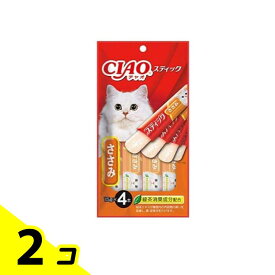 【送料無料！（地域限定）】いなば 猫用おやつ CIAO(チャオ) スティック ささみ 15g (×4本) 2個セット