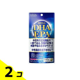 【送料無料！（地域限定）】インフィニティ MEGA DHA EPA 140粒 2個セット