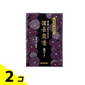 【送料無料!(地域限定)】カメヤマ 線香 花げしき 備長炭 黒 ミニ寸 50g 2個セット