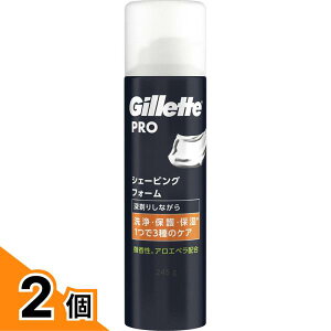 �y���������I�i�n�����j�zGillette PRO(�W���b�g�v��) �V�F�[�r���O�t�H�[�� 245g 2�Z�b�g