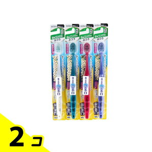 【送料無料!(地域限定)】エビス プレミアムケア歯の美白・6列コンパクト W52 ふつう 1本入 (B-3606M) 2個セット