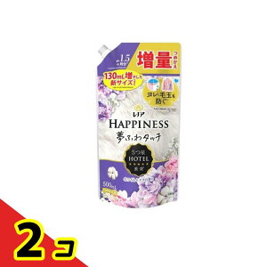 【送料無料!(地域限定)】レノアハピネス 夢ふわタッチ リラックスナイト ホワイトムスク 500mL (詰め替え用) 2個セット