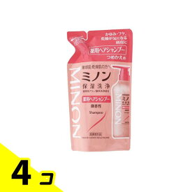 【送料無料！（地域限定）】ミノン 薬用ヘアシャンプー 380mL (詰め替え用) 4個セット