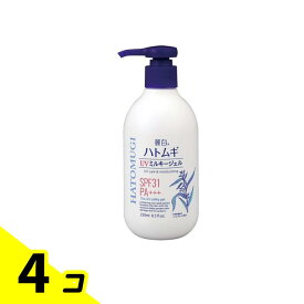 【送料無料！（地域限定）】麗白 ハトムギ UVミルキージェル 250mL 4個セット