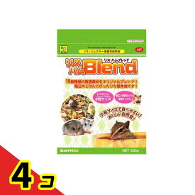【送料無料！（地域限定）】三晃商会 リス・ハムブレンド 500g 4個セット